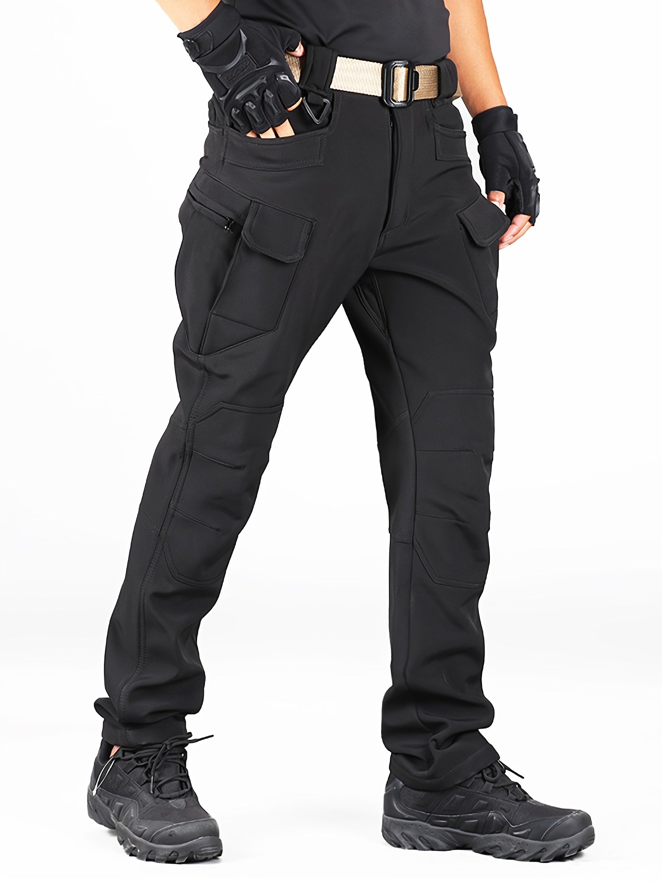 FleexPro – Pantalon de Travail Homme Hiver Doublé Polaire, Multi-Poches by LSDLBoutique.ch