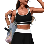 Martina - Swimsuit - Top + Shorty Skirt - Sporty