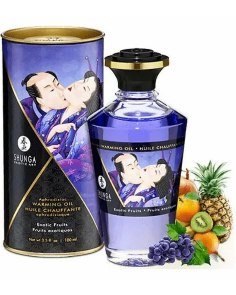 Shunga Warming Aphrodisiac Oil – Coconut Thrills – 100 ml