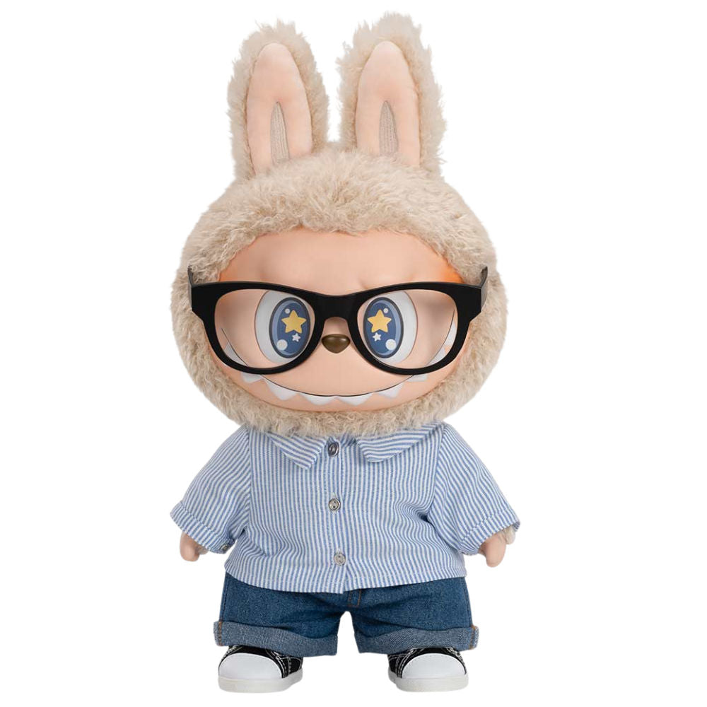 Labubu Flip With Me Figurine Pop Mart En Vinyle Avec Lunettes Et Tenue Décontractée The Monsters Signé Kasing Lung by POP MART INTERNATIONAL GROUP LIMITED