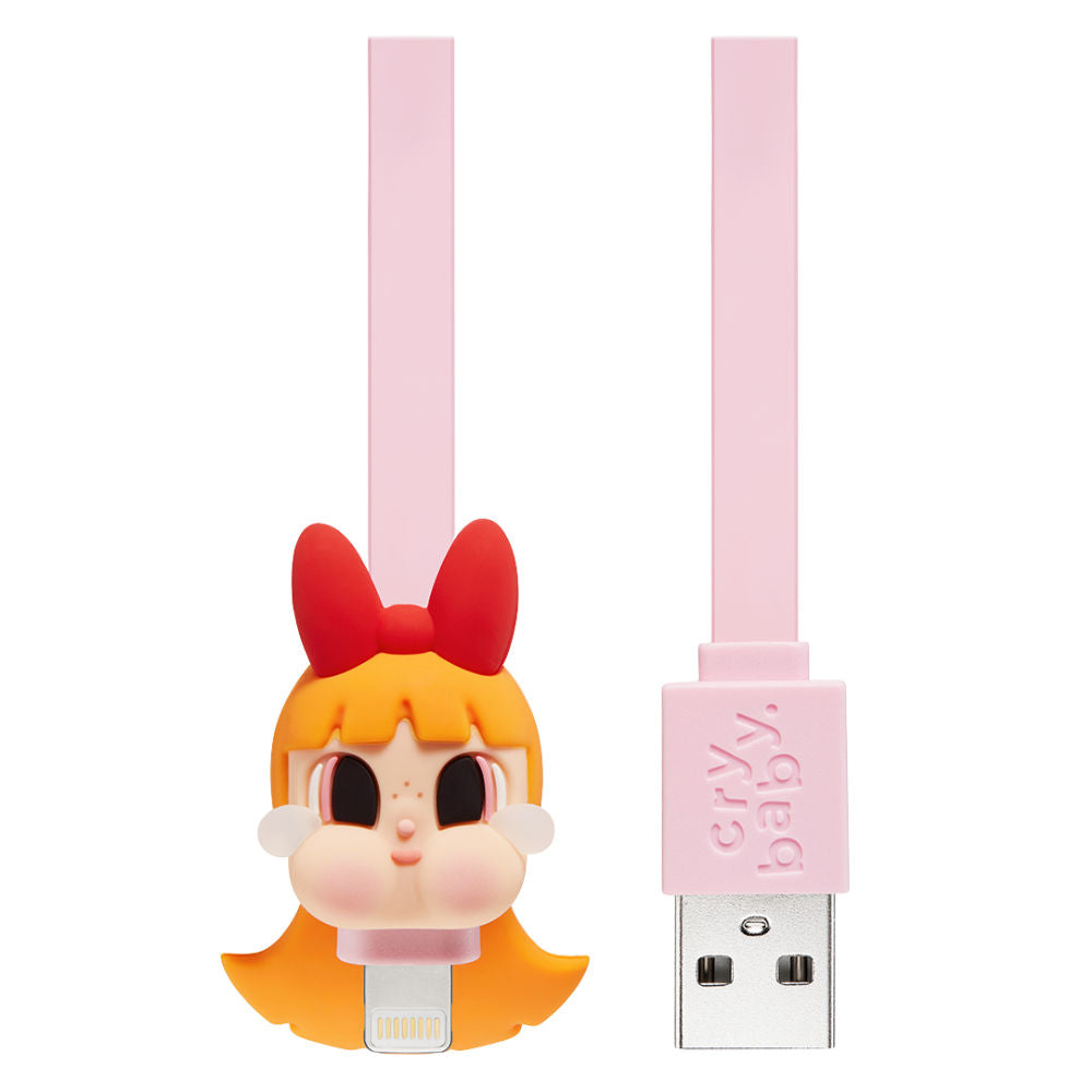 CRYBABY X Powerpuff Girls Câble USB Surprise Pop Mart Boîte Mystère Avec Connecteurs iPhone Et Type C by POP MART INTERNATIONAL GROUP LIMITED