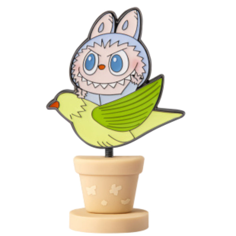 Badge Fall In Wild Blind Box The Monsters POP MART Labubu Et Amis En Pleine Nature Perchés Sur Un Oiseau by POP MART INTERNATIONAL GROUP LIMITED