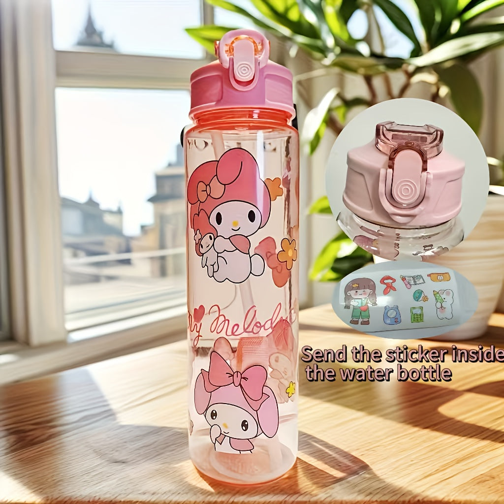 Gourde Sanrio 800 Ml Étanche Avec Couvercle Pop Up Plastique Durable Léger Pour Sport by LSDLBoutique.ch
