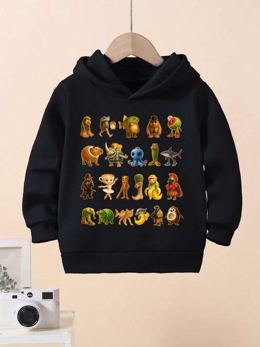 Sweat à Capuche Enfant Brainrot – Italian Brainrotm– Confort Stretch 3 à 10 Ans by LSDLBoutique.ch