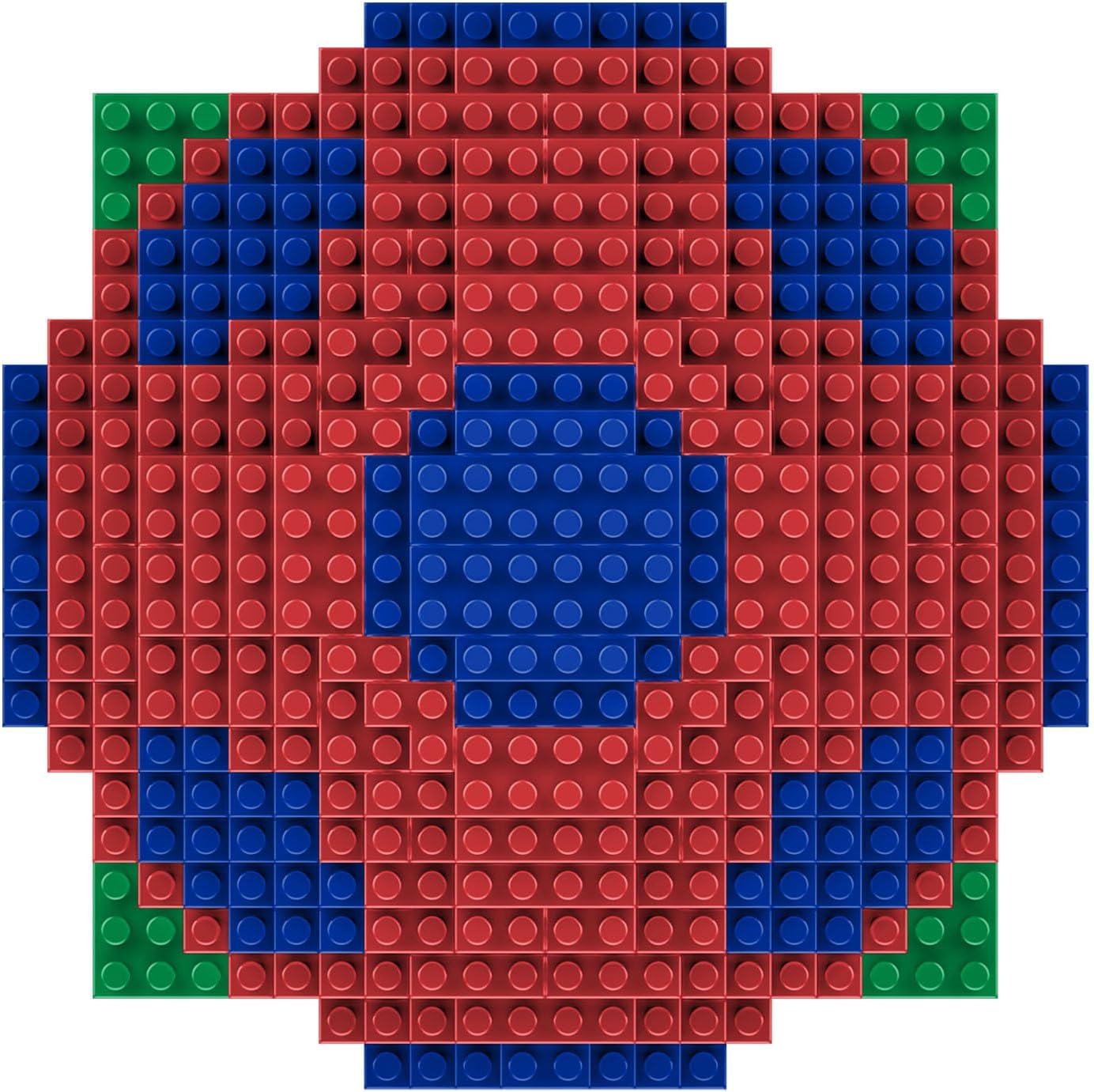 FOCO Jeu de construction de football 3D en pierres BRXLZ, motif Barcelone FC, produit sous licence officielle