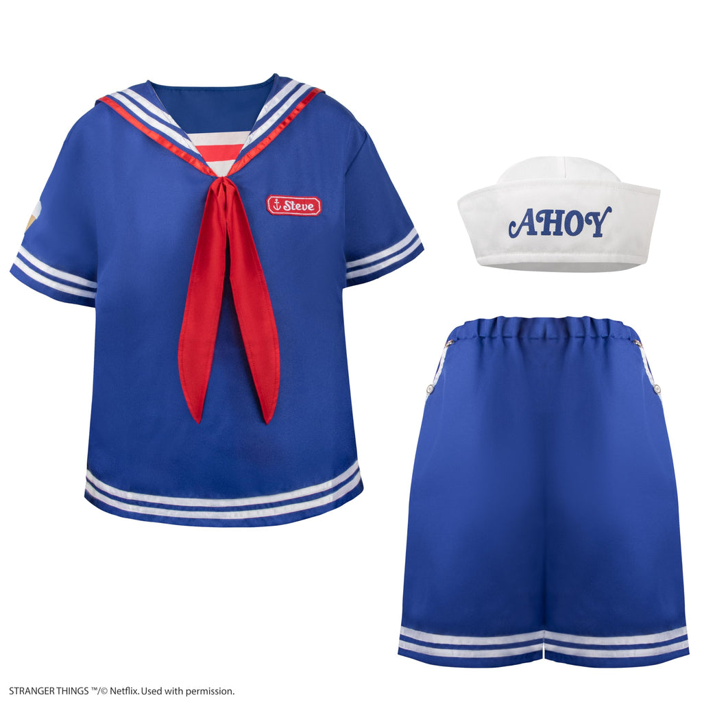 Cinereplicas Stranger Things - Costume Scoops Ahoy - Licence officielle