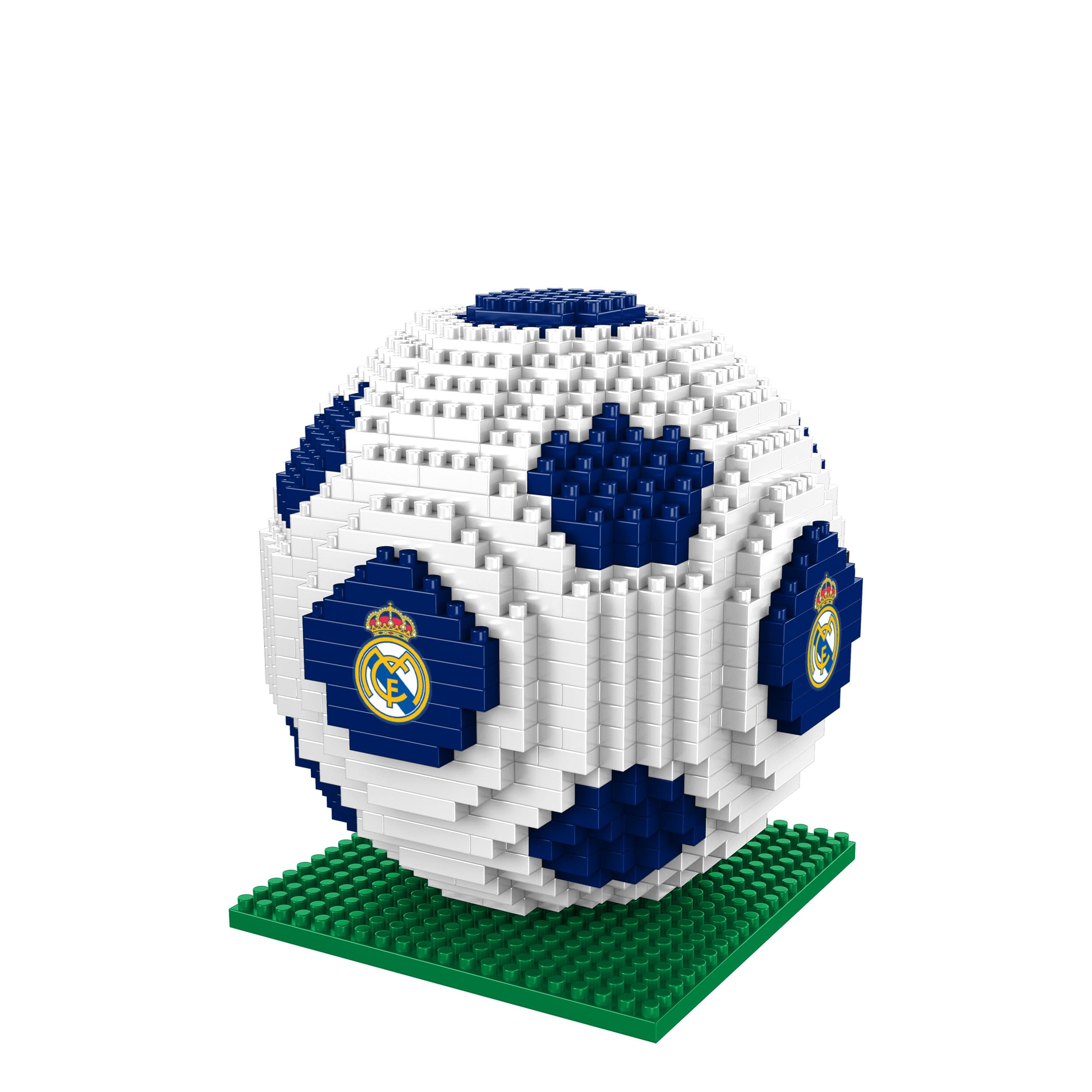 FOCO Jeu de construction de football 3D en pierres BRXLZ, motif Barcelone FC, produit sous licence officielle