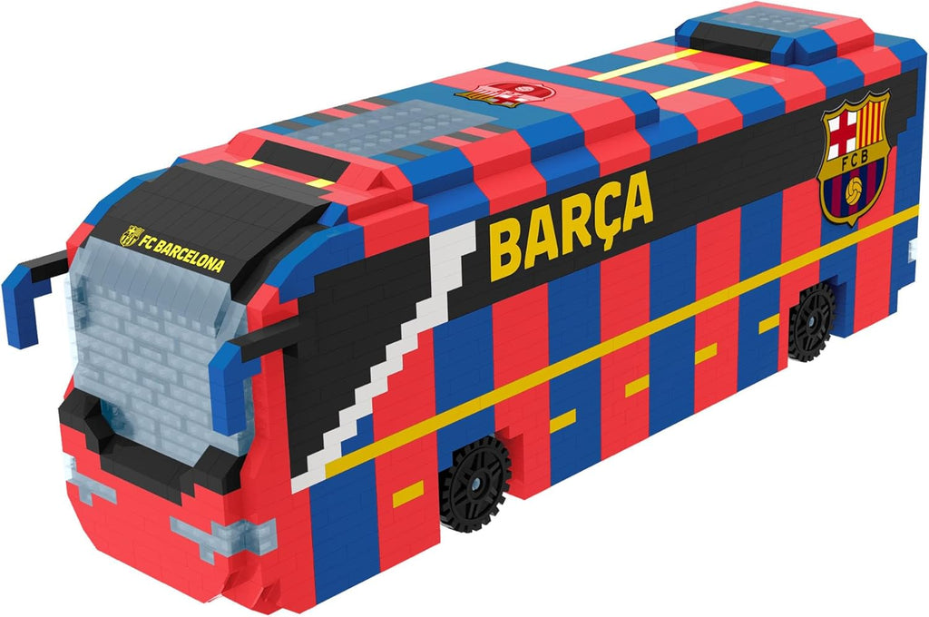 FOCO Jouet de construction de football Barcelona CF BRXLZ Bus de l’équipe sous licence officielle