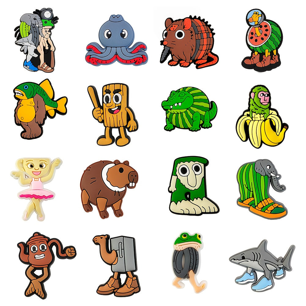 Coffret 16 Charms DIY – Design Italian Brainrot - Roblox by LSDLBoutique.ch