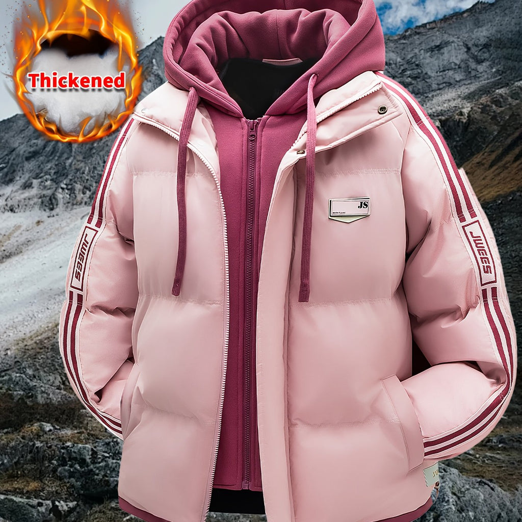 Manteau D’Hiver Capuche Pour Homme Fermeture Éclair Ultra Chaud Et Confortable Polyvalent by LSDLBoutique.ch