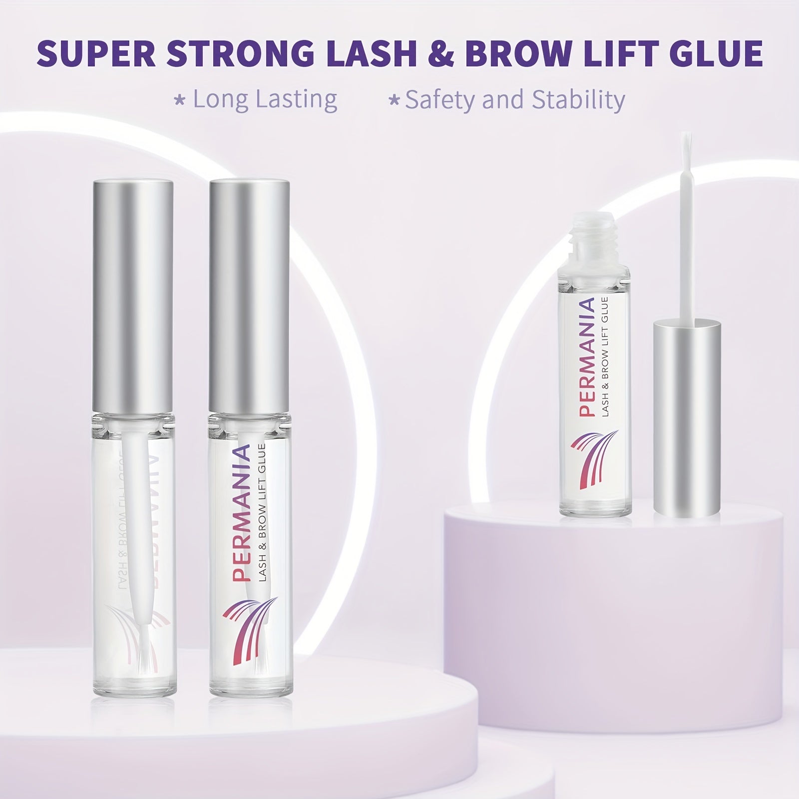 Colle Rehaussement de Cils et Lamination Sourcils 7ml PERMANIA Lash Lift Professionnel by PERMANIA