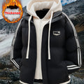 Manteau D’Hiver Capuche Pour Homme Fermeture Éclair Ultra Chaud Et Confortable Polyvalent by LSDLBoutique.ch