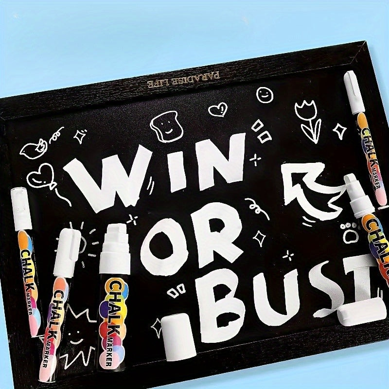 5 Marqueurs Blancs Effaçables – Déco Créative et Festive sur Vitres by LSDLBoutique.ch