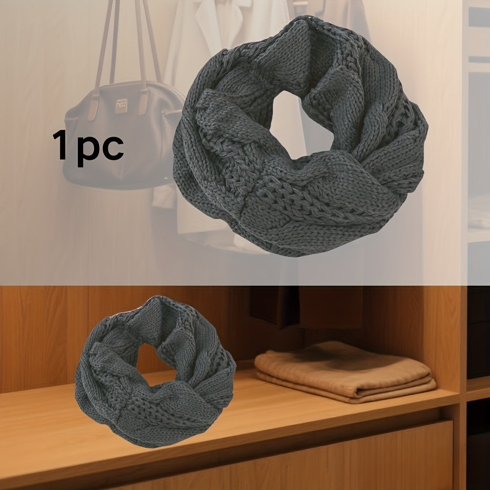 Écharpe Femme Épaisse Pour Hiver Chaude Élastique Élégante Multicolore Confortable Idée Cadeau Noël by LSDLBoutique.ch