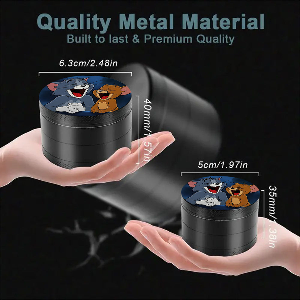 Grinder Tom & Jerry 4 Couches Zinc Manuel Portable by LSDLBoutique.ch