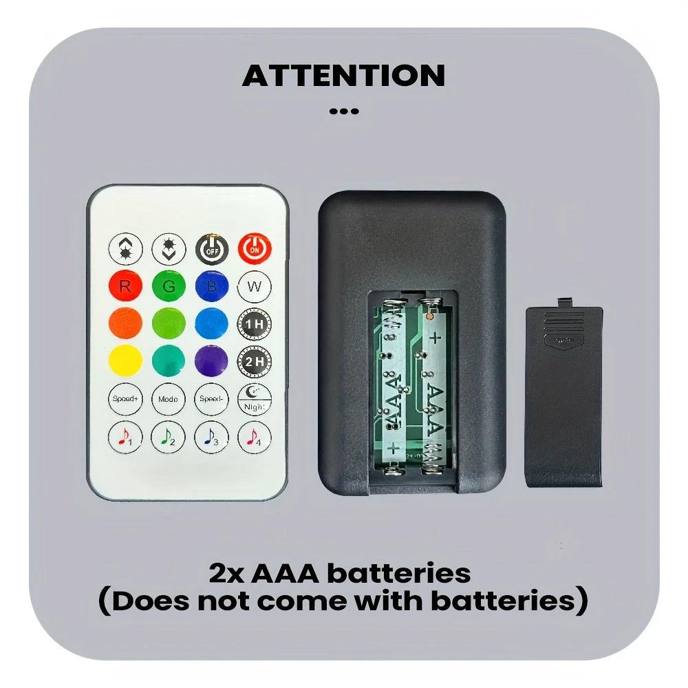 LumiGlow – Lampe LED d’Ambiance RGB avec Télécommande & Appli by LSDLBoutique.ch