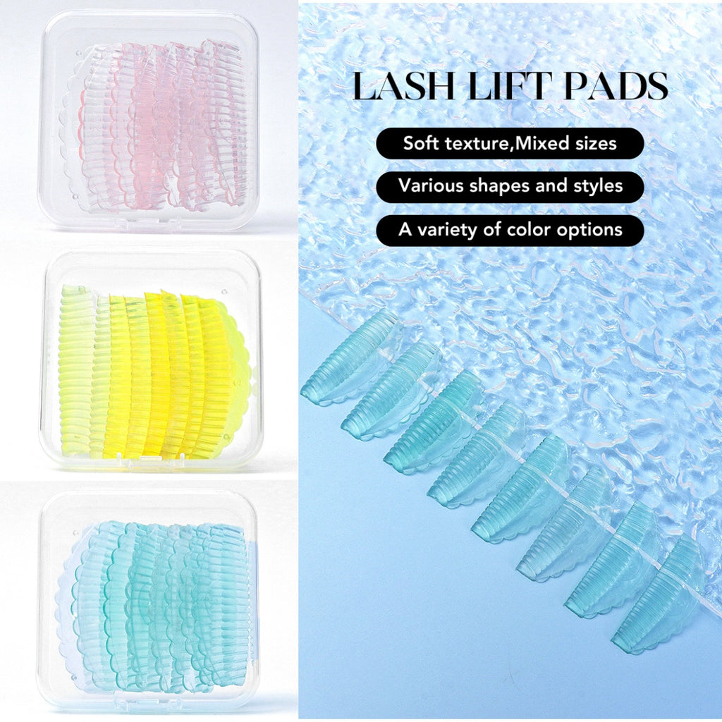 Set De 8 Pads De Rehaussement De Cils En Silicone Hypoallergénique Réutilisables Pour Lifting Précis Et Durable by LSDLBoutique