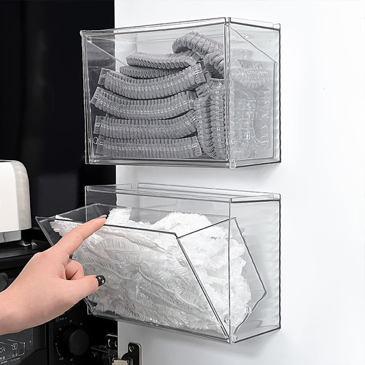 Boîte Murale Transparente de Rangement pour Chaussures – Installation Sans Perçage
