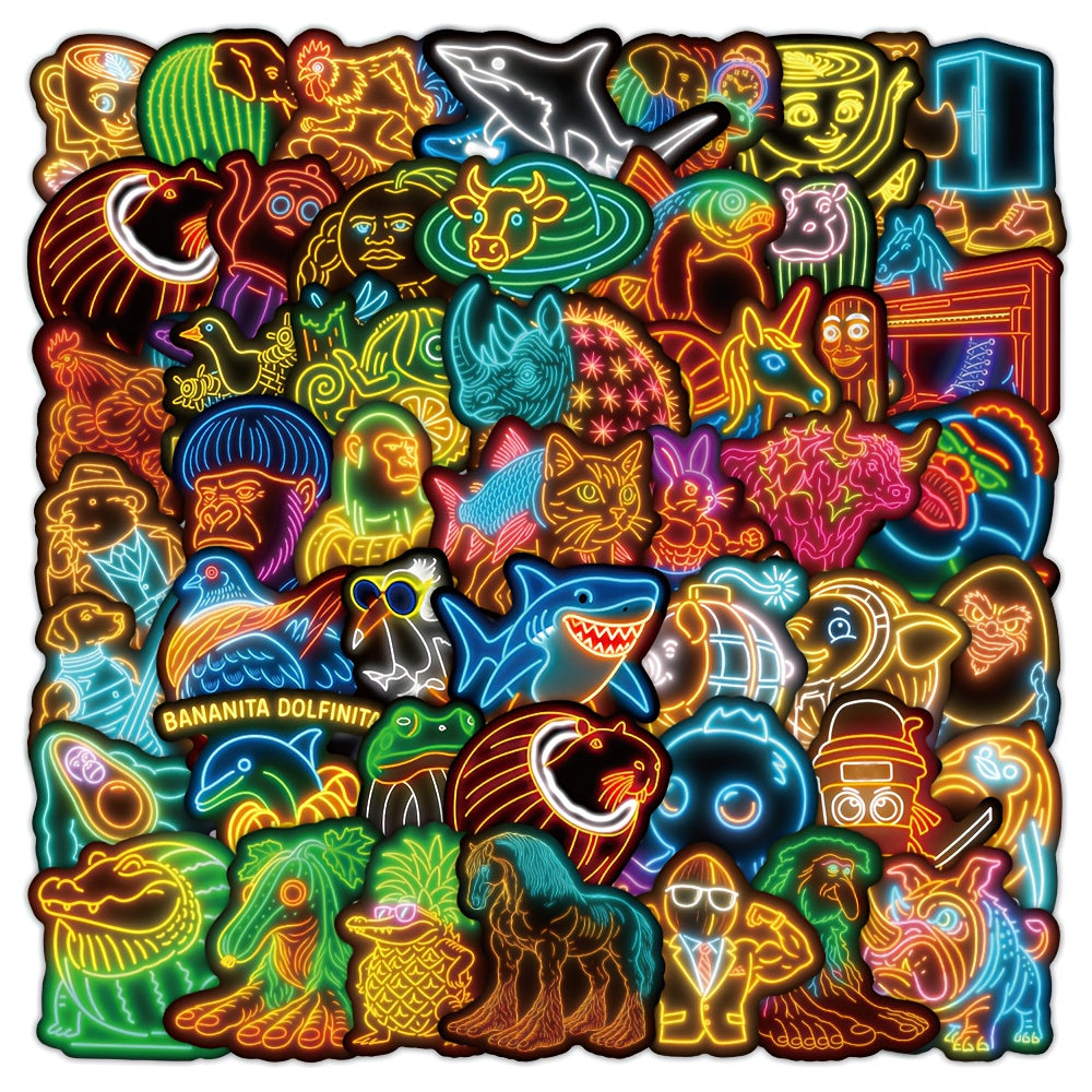 Stickers Cartoon 50pcs ou 250pcs – Effet Néon Italian Brainrot - Roblox by LSDLBoutique.ch