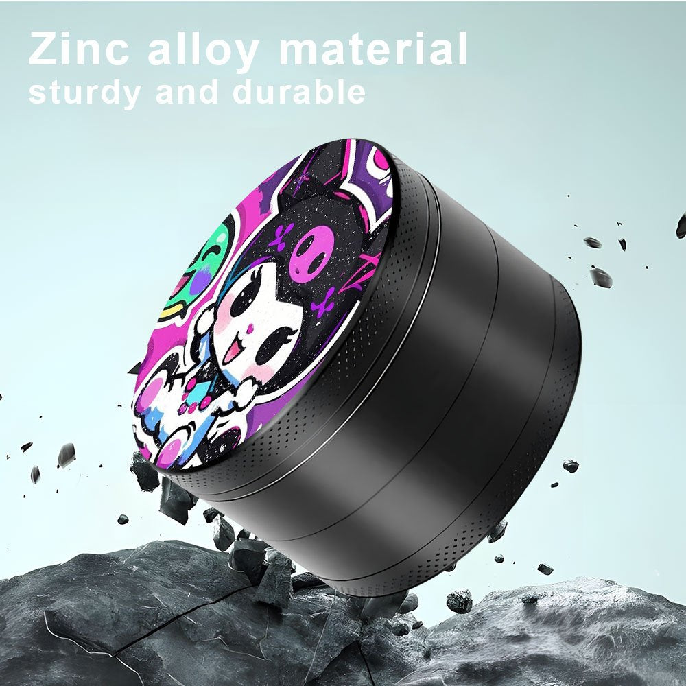 Grinder Kuromi 4 Couches Zinc 50/63mm Manuel by LSDLBoutique.ch