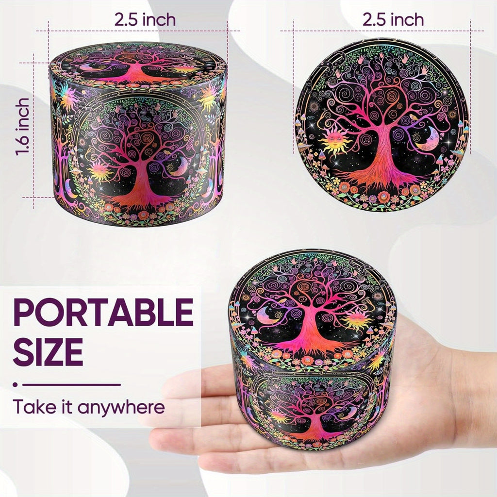 Grinder 6.35cm Métal 4 Couches Créatif Multiusage by LSDLBoutique.ch