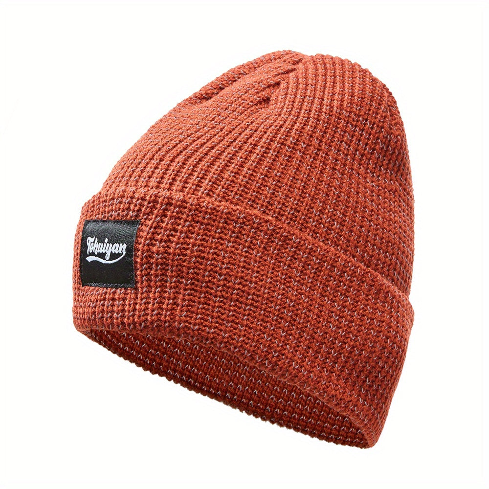 Bonnet Réfléchissant Hiver Unisexe Doublé Polaire Chaud Léger Confort Sécurité Idéal Neige by LSDLBoutique.ch