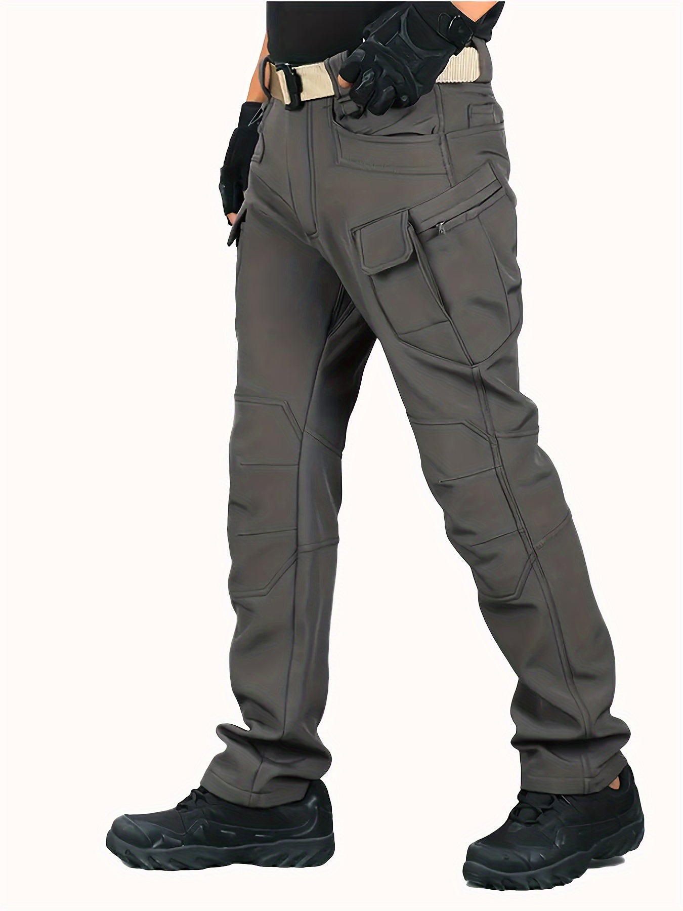 FleexPro – Pantalon de Travail Homme Hiver Doublé Polaire, Multi-Poches by LSDLBoutique.ch