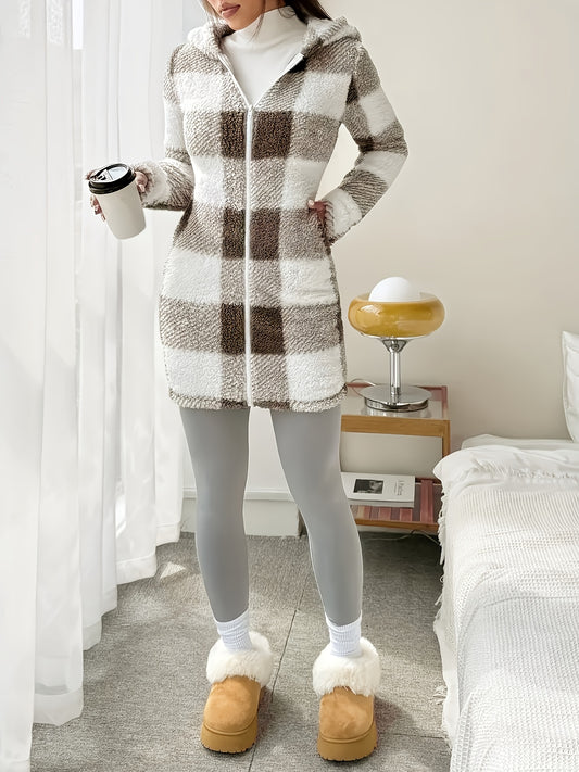 Veste Sweat à Capuche pour Femme – Élégante, Douce et Idéale pour l’Automne-Hiver