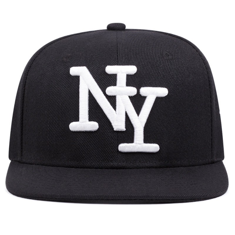 Casquette NY Brodée Unisexe Couleur Unie Mode Urbaine Tissu Respirant Polyester Confort Pratique by LSDLBoutique.ch