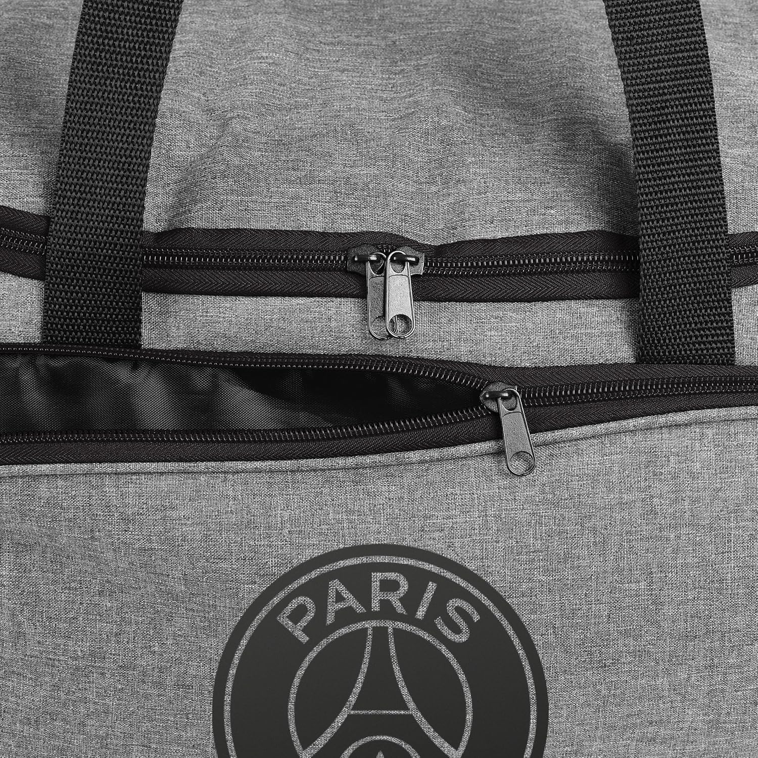 FOCO Offizielles Lizenzprodukt Paris Saint-Germain FC Graue Fußball-Beuteltasche