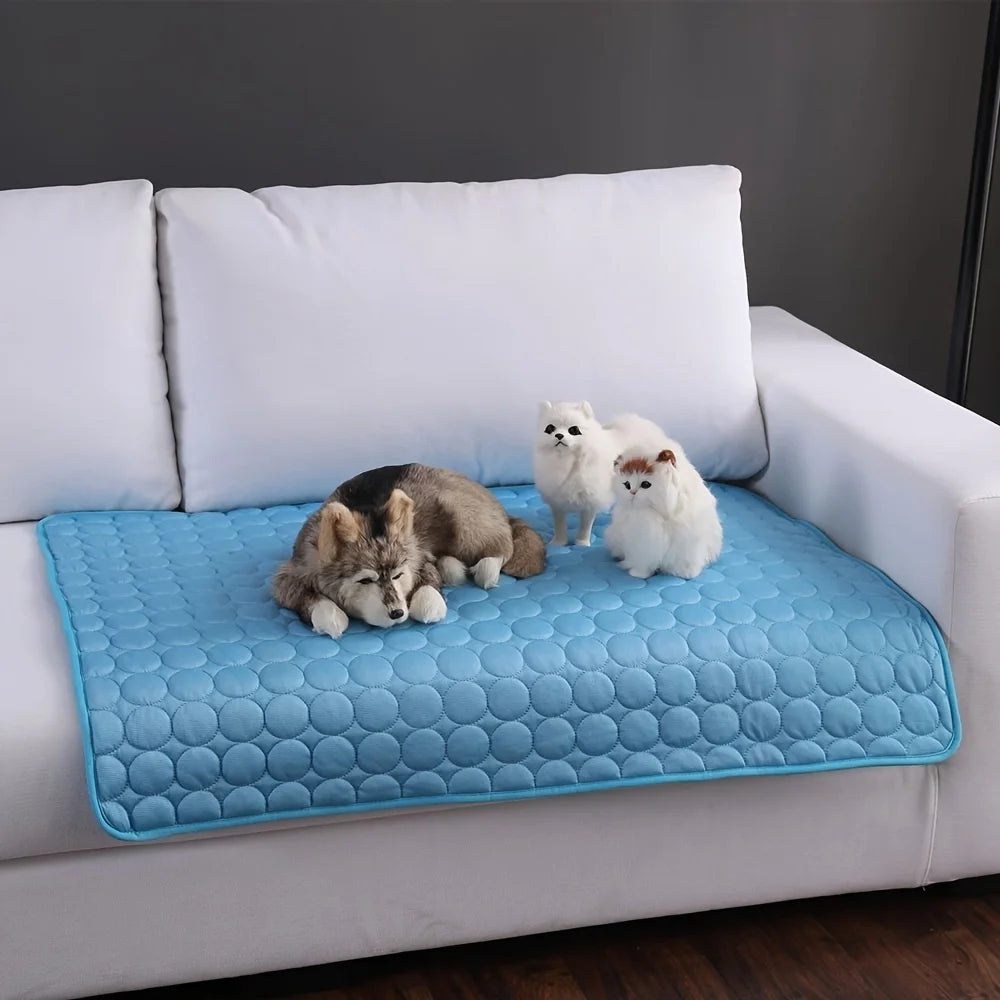 Tapis Rafraîchissant pour Chien – Tapis Frais Auto-refroidissant pour Animaux Été – Idéal pour Petits et Grands Chiens
