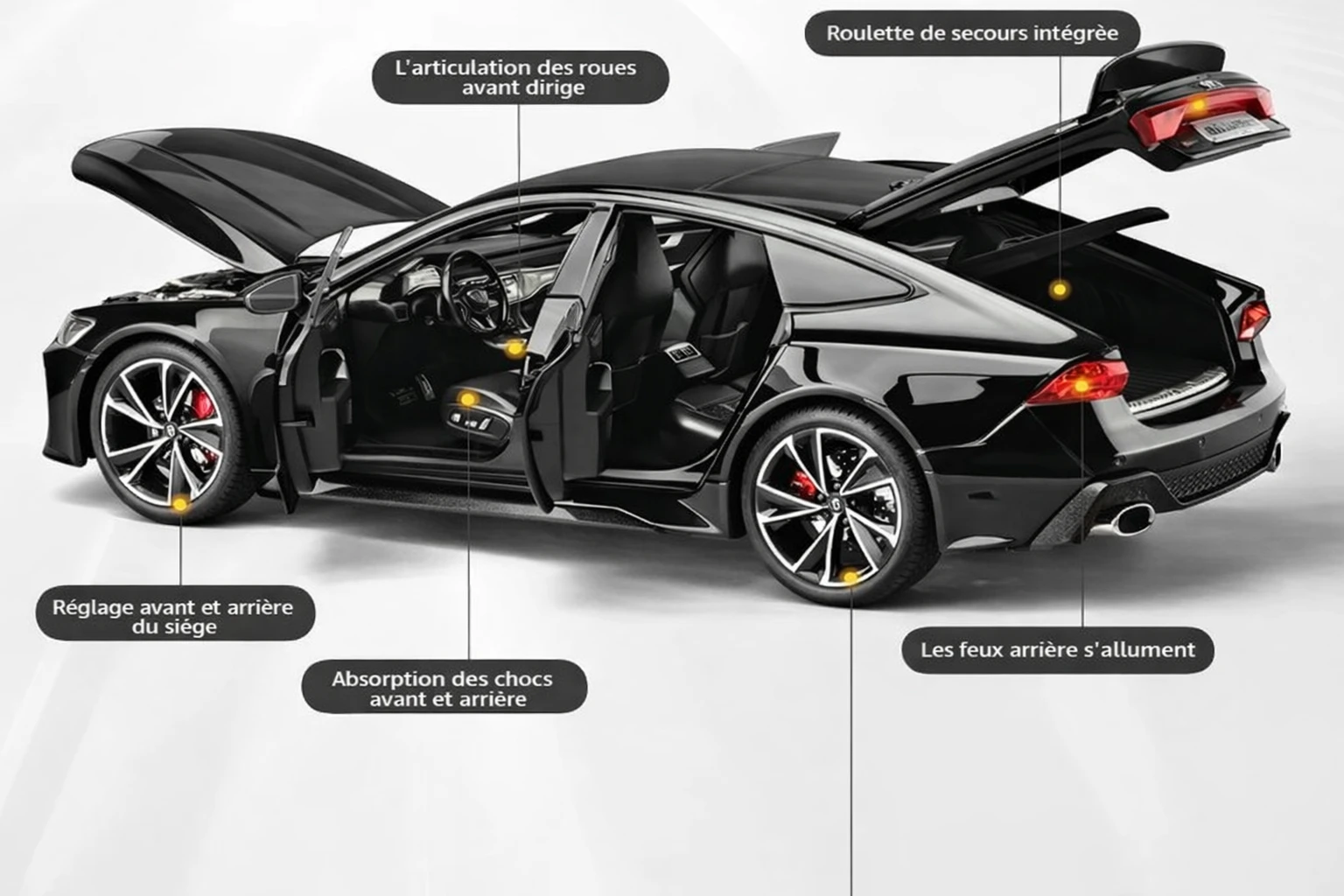 Audi RS7 Sportback 1:18 Alliage Licence Officielle