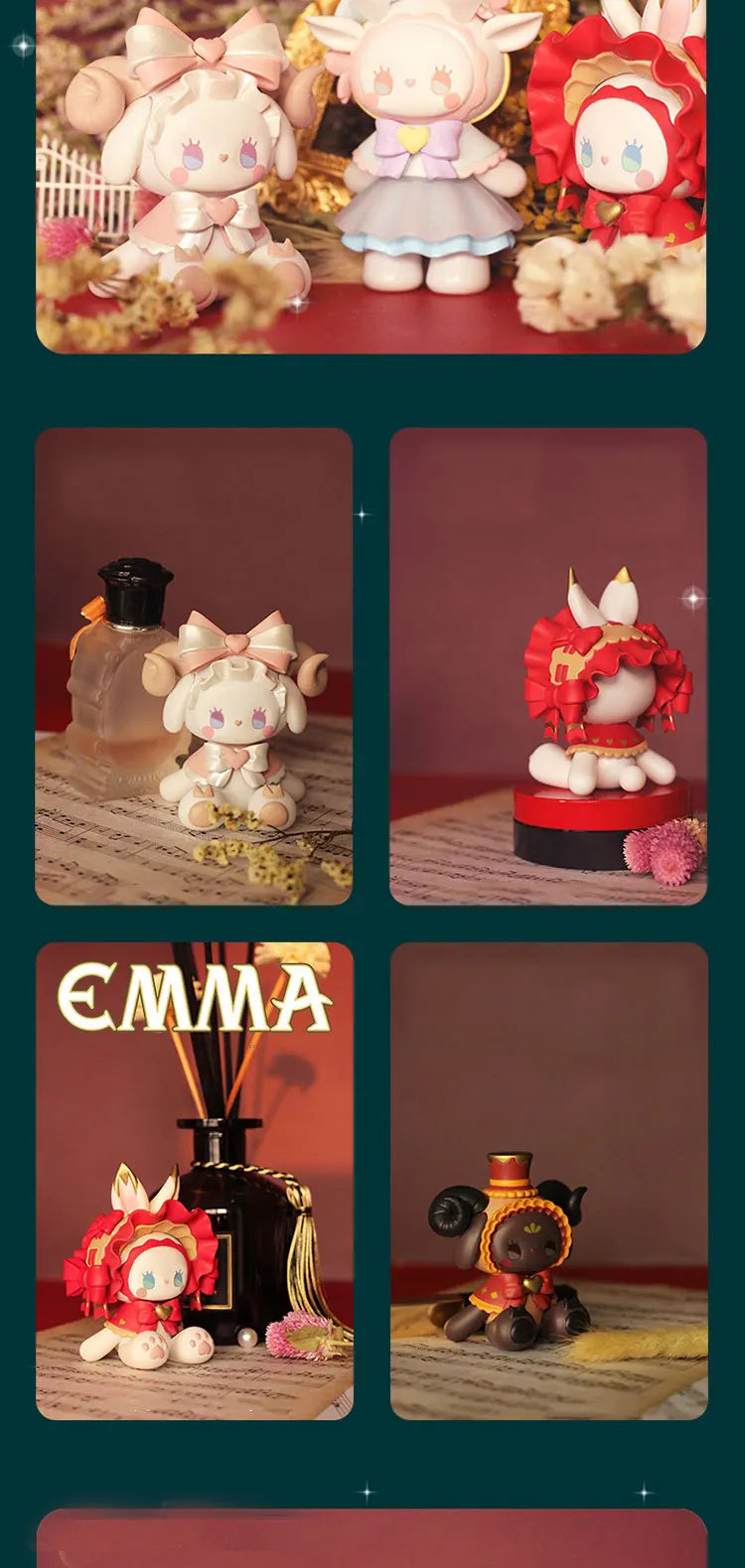 Figurines de la forêt secrète, Anime Emma, boîte aléatoire aveugle, jouets, figurine d'action Kawaii, modèle de bureau, boîte mystère, cadeau, Collection de poupées by LSDLBoutique.ch