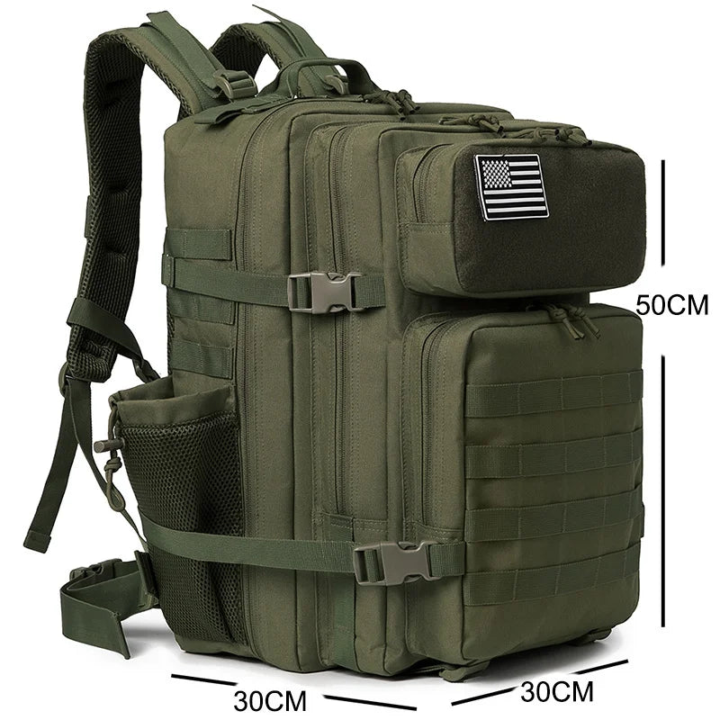DulBackpack MOLLE-Rucksack, Tarngrau, 45 l