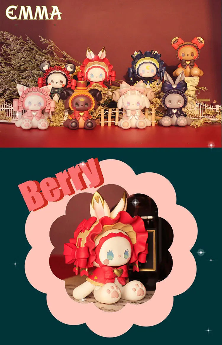 Figurines de la forêt secrète, Anime Emma, boîte aléatoire aveugle, jouets, figurine d'action Kawaii, modèle de bureau, boîte mystère, cadeau, Collection de poupées by LSDLBoutique.ch