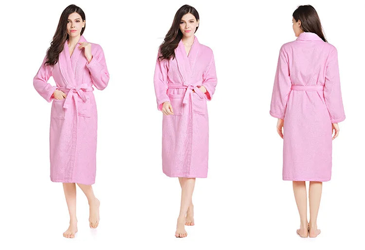 Robe de bain Unisexe Éponge Lavande