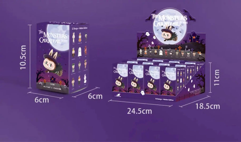 Pop Mart Labubu Halloween Monster Figur PVC 8 ​​cm