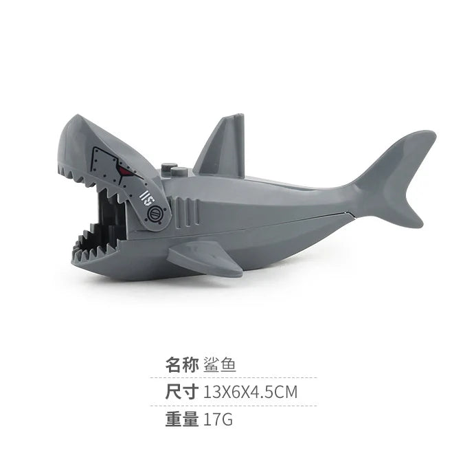 Blocs De Construction Animaux Crocodile Léopard Modèle Éducatif Briques Pour Enfants Jouets by LSDLBoutique.ch