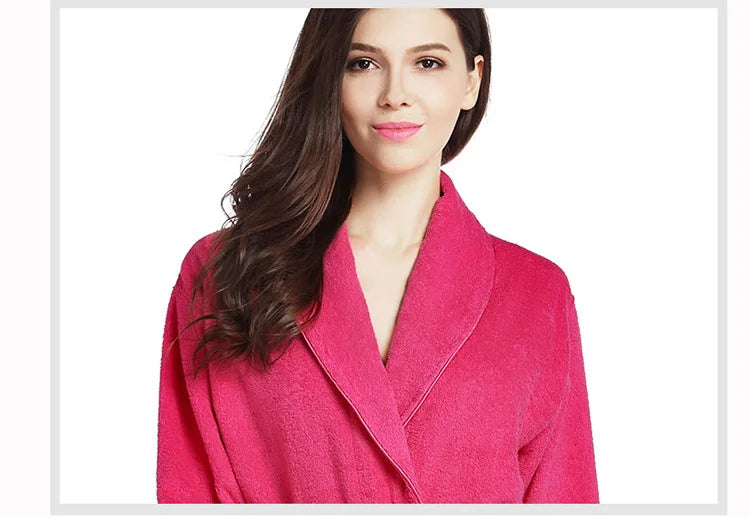 Robe de bain Unisexe Éponge Lavande