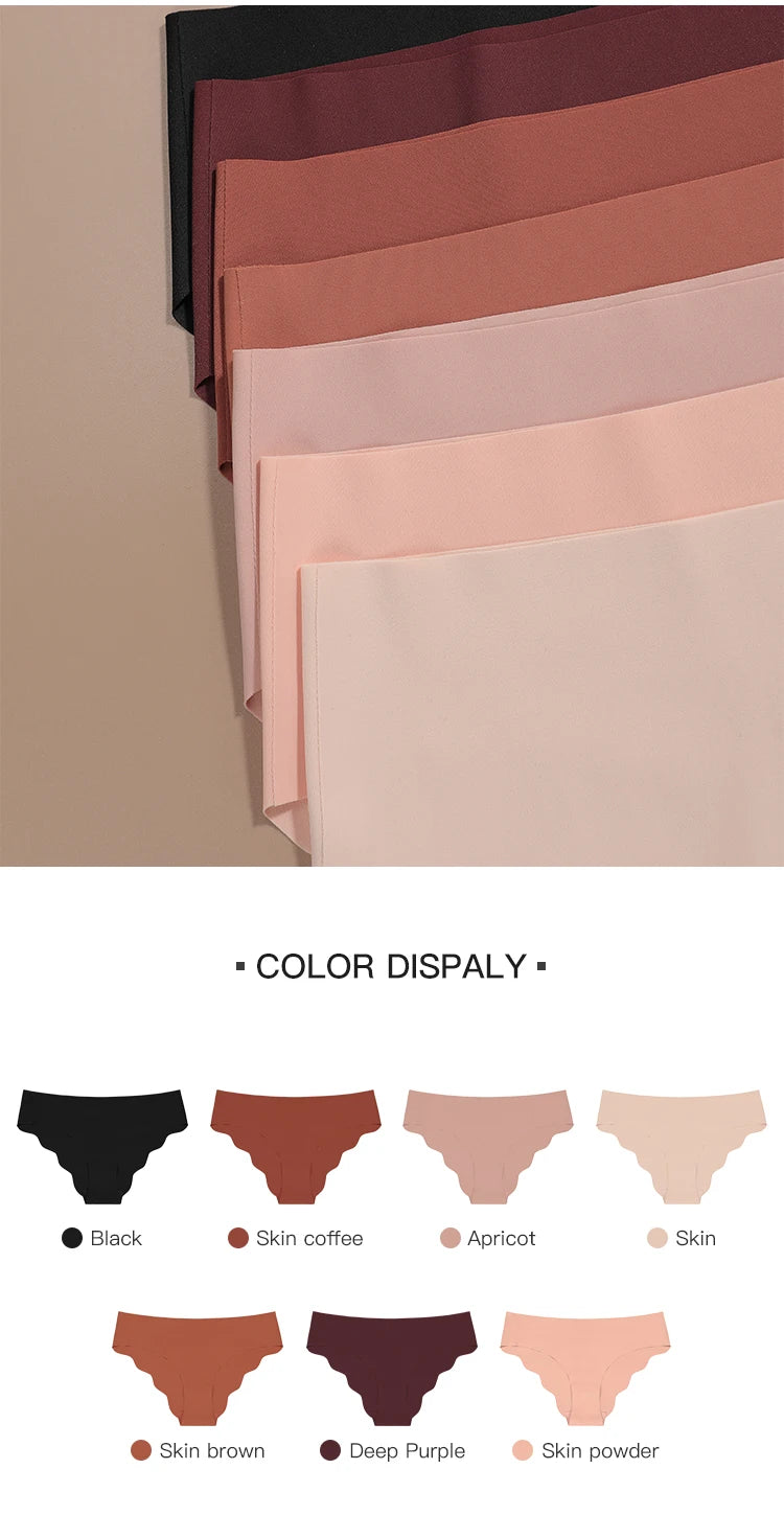 YMQJ Culotte Femme Taille Basse Laser Sans Couture