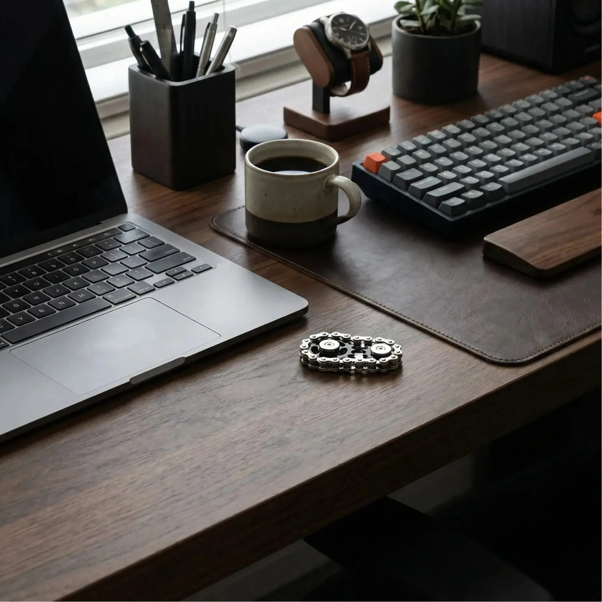 Fidget Spinner Metal Gear en acier inox à engrenages, LSDLBoutique