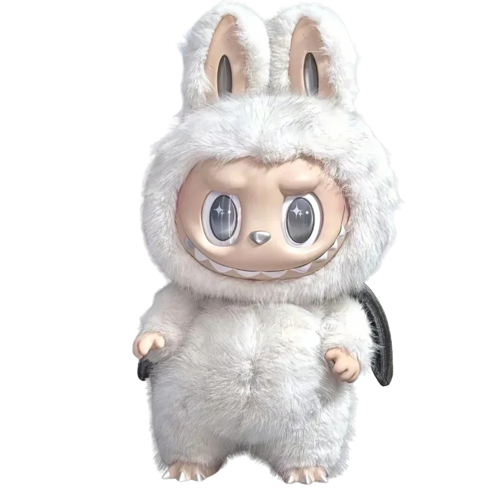 Labubu Zimomo Brun Blanc 