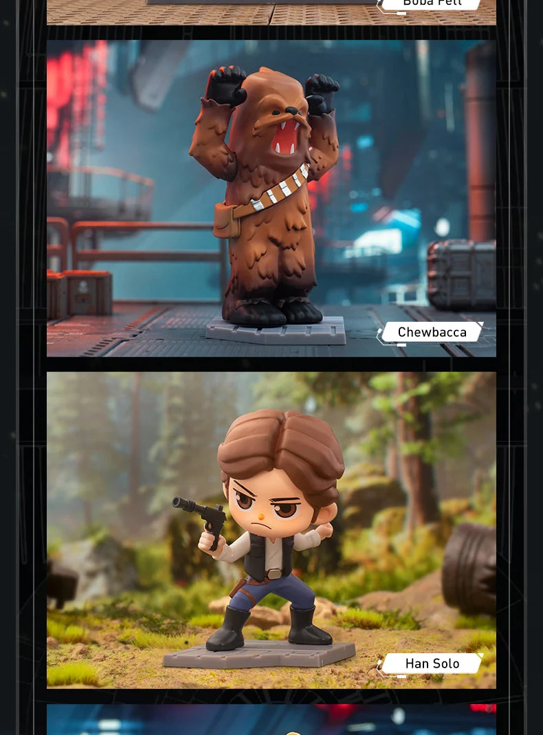 POP MART Star Wars série boîte aveugle devinez sac boîte mystère jouets poupée mignon Anime Figure ornements cadeau by LSDLBoutique.ch