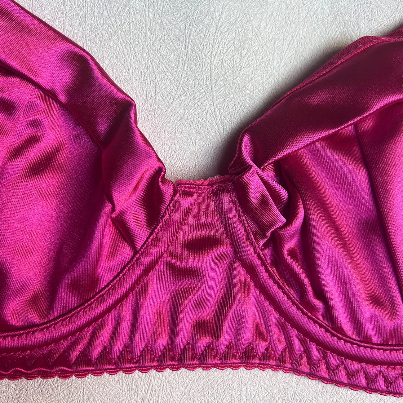 Ellolace Dessous-Set, feiner Satin und Spitze, Rot, 5-teilig