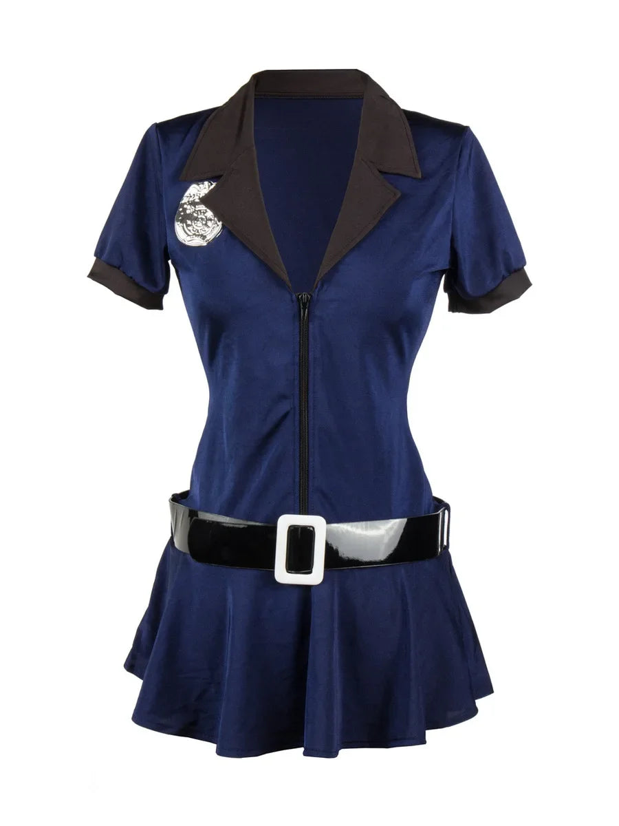 Costume policière grande taille – Uniforme carnaval