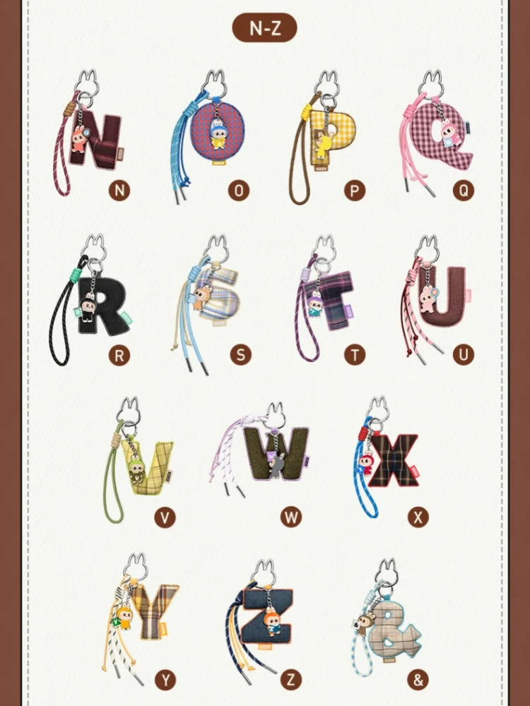 POPMART les monstres broche pour amour série lettre pendentif boîte aveugle devinez sac boîte mystère jouets poupée Anime Figure ornements cadeau by LSDLBoutique.ch