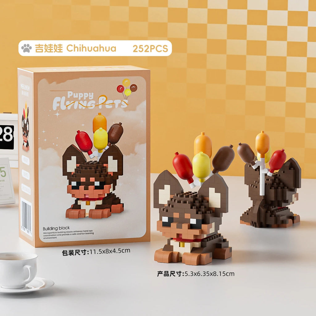 Mini Blocs De Construction Animal Chiens Chats Kit A Assembler Jouets Educatifs Pour Enfants 10 12 Ans Cadeau by LSDLBoutique.ch