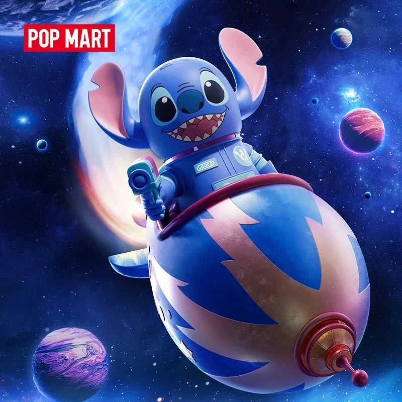 Pop Mart Space Mega 400% blaue PVC-Figur