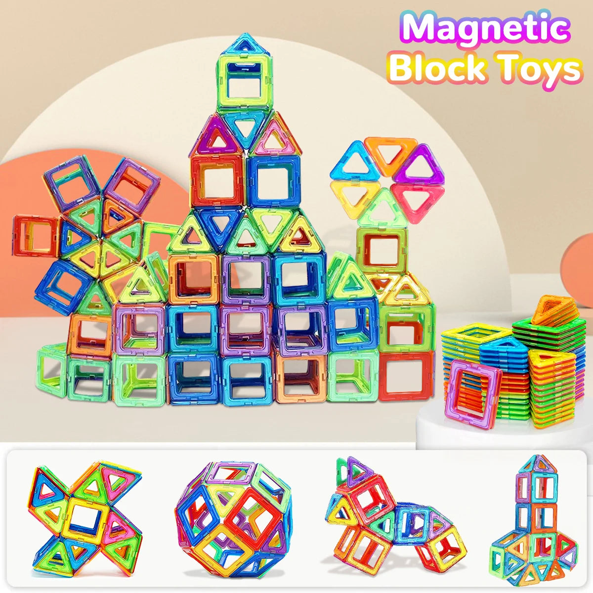 Jouets Magnétiques De Construction STEM Taille Moyenne Pour Bricolage Éducatif Et Apprentissage by LSDLBoutique.ch
