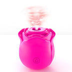 1PC Rose Flower 2 In 1 Vibrator Sucking Beating Nipple Clitoral Stimulator Powerful G-spot Vaginal Vibrator Sex Toys for Women